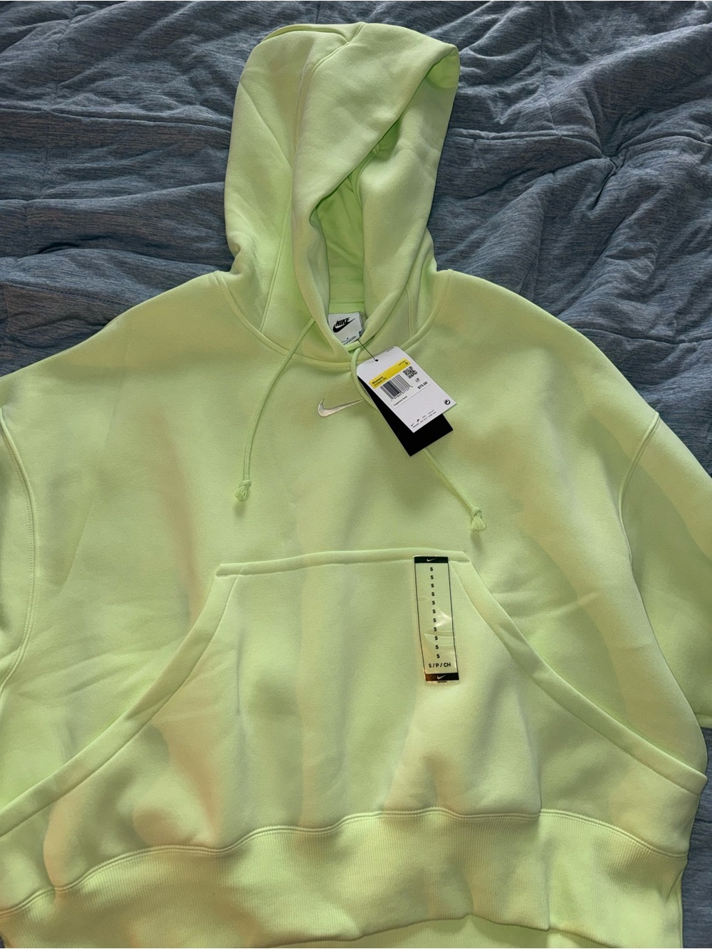 Nike Neon Lime Pullover Hoodie